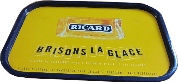 plateau RICARD BRISONS LA GLACE